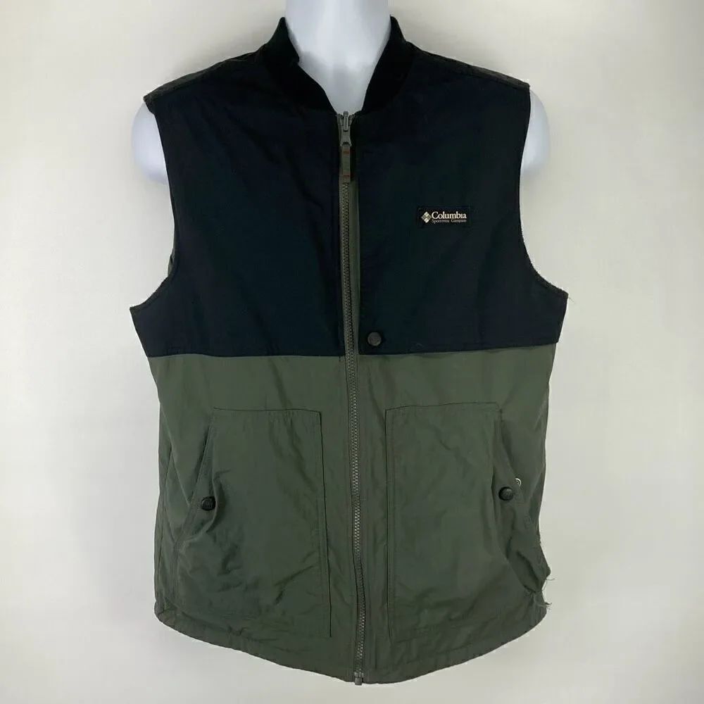 Columbia Reversatility Fleece Vest Mens Size Medium